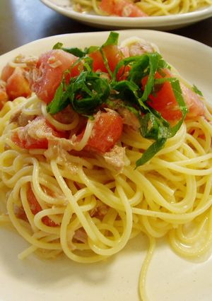 トマトとツナの冷たいパスタ-レシピのメイン写真