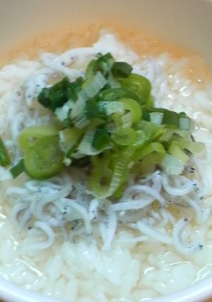 離乳食 中期後期 しらす葱粥-レシピのメイン写真
