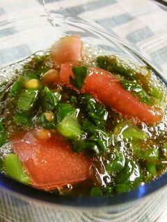 つるむらさきともずくの簡単酢の物-レシピのメイン写真