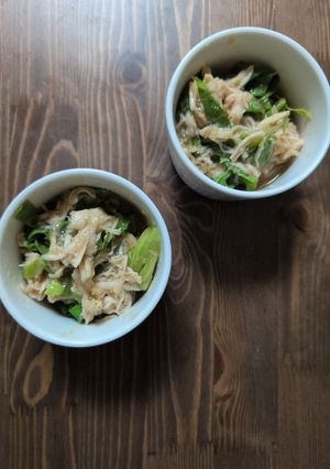 茹でキャベツとささみ濃厚白味噌和え-レシピのメイン写真