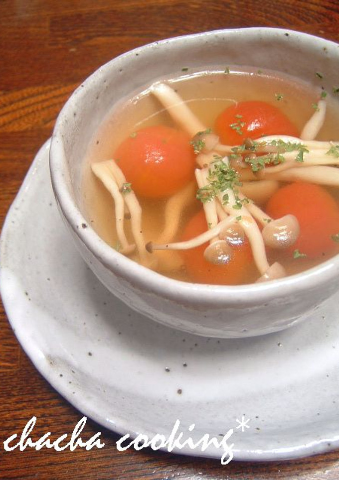 ミニトマトのころころスープ-レシピのメイン写真