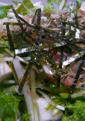 水菜と長芋のさっぱり和え-レシピのメイン写真