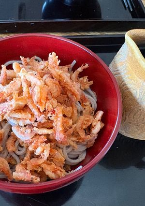 最速パラパラ桜エビの冷やし蕎麦-レシピのメイン写真
