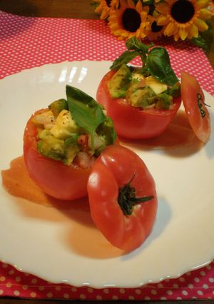 アボガドとトマトのオーブン焼き-レシピのメイン写真