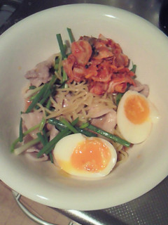 簡単!ラーメンでなんちゃって冷麺-レシピのメイン写真