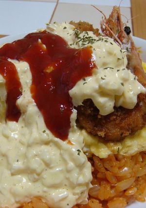 ガッツリ★ハントンライス風ごはん-レシピのメイン写真