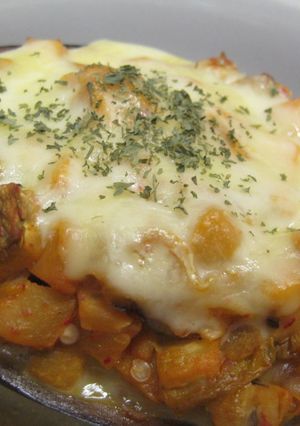 なすのキムチーズ焼-レシピのメイン写真