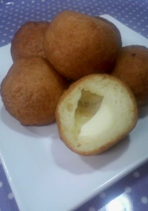 チーズ in もっちり豆腐ドーナツ-レシピのメイン写真