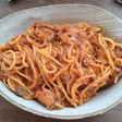ホットクックで鯖味噌煮缶とトマトのパスタ