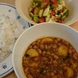 Simple! ポテトと豆のカレー