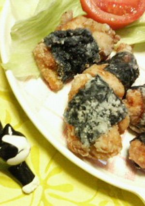 中学生の夏の宿題❀鶏肉の✿海苔巻き揚げ❀-レシピのメイン写真