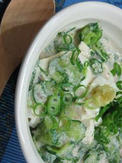 生姜でさっぱり☆冷汁豆腐丼-レシピのメイン写真