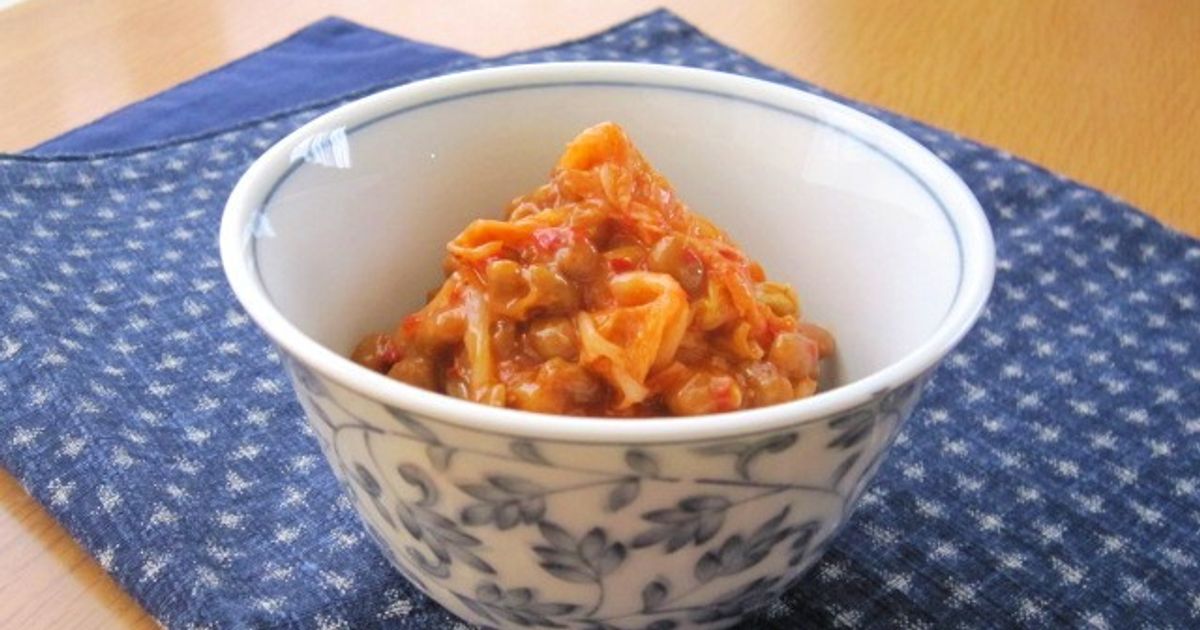 ∮ すり胡麻たっぷり～♬♪キムチ納豆 ∮ by 矢切のねぎちゃん