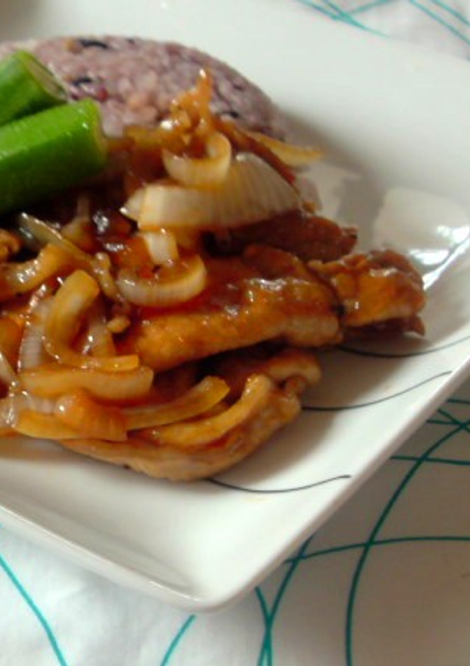 豚肉とたまねぎの炒めもの☆しょうが焼き風-レシピのメイン写真