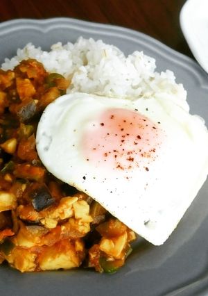 野菜たっぷり♡肉なし厚揚げドライカレー♡-レシピのメイン写真