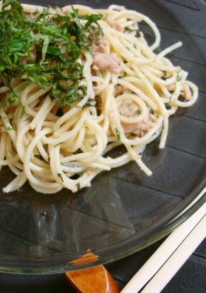 ☆梅雨時期☆さっぱり青しそツナパスタ☆-レシピのメイン写真