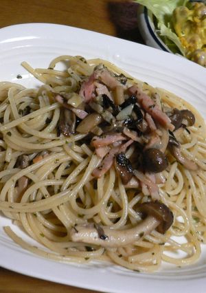 ニンニクたっぷり和風パスタ-レシピのメイン写真