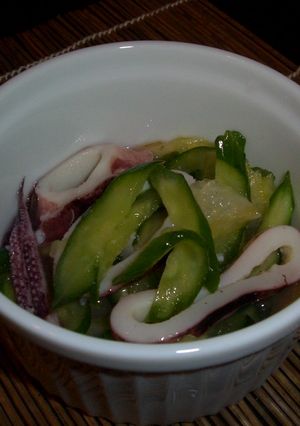 イカとセロリとキュウリの酢の物-レシピのメイン写真