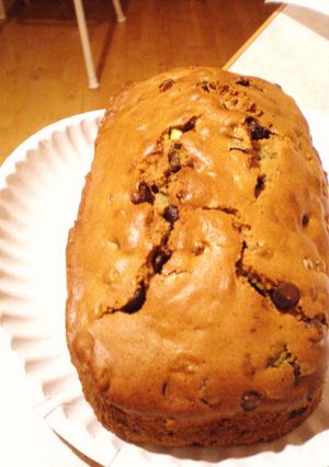 簡単ズッキーニとチョコのパウンドケーキ☆-レシピのメイン写真