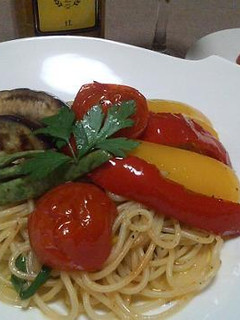 アンチョビと夏野菜のパスタ♪-レシピのメイン写真