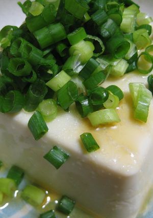 小ねぎ添え豆腐（小葱拌豆腐）-レシピのメイン写真