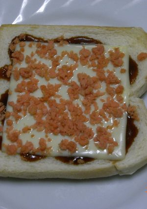 焼さけあらほぐしチーズトースト-レシピのメイン写真