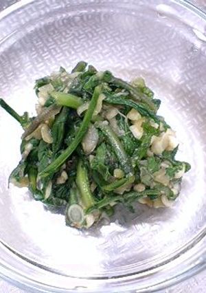 春菊の薬味たっぷりポン酢和え-レシピのメイン写真