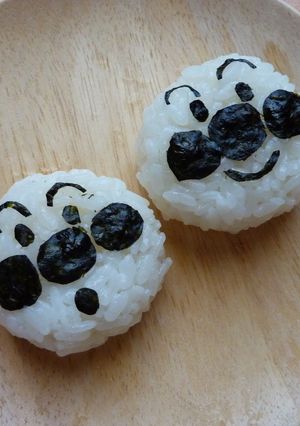 のりだけ◎アンパンマンのプチにぎり-レシピのメイン写真