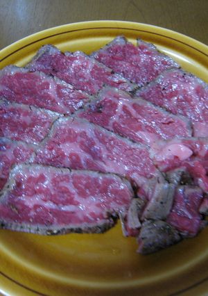 おつまみに最適!牛肉のたたき!-レシピのメイン写真