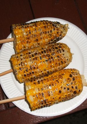 簡単！焼きトウモロコシ　バーベキューでも-レシピのメイン写真