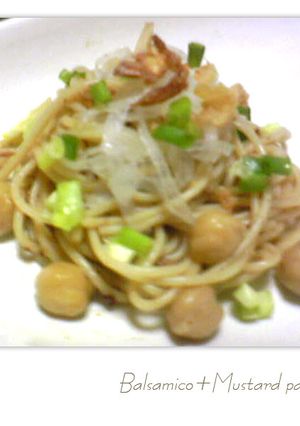 バルサミコ+マスタードのクミン風味パスタ-レシピのメイン写真