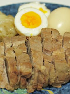 トロトロ煮豚+ラーメン屋の煮卵-レシピのメイン写真
