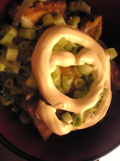 高野豆腐のから揚げのマヨネーズ葱卵丼-レシピのメイン写真