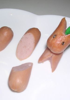 ウインナーでウサギちゃん？-レシピのメイン写真
