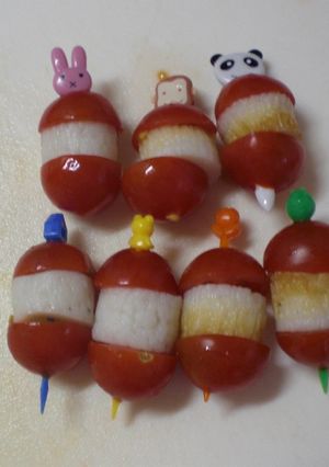 ちくわのプチトマトサンド-レシピのメイン写真