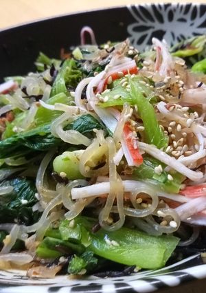 しらたき棒々鶏風サラダ♪-レシピのメイン写真