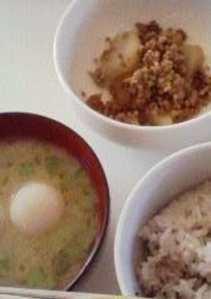 ヘルシー定食！～大根のそぼろがけ編～-レシピのメイン写真