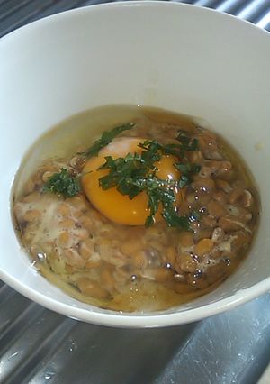 たまご納豆ご飯（ごま油入り）-レシピのメイン写真