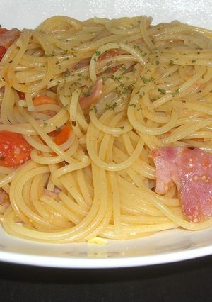 トマトとベーコンのパスタ-レシピのメイン写真