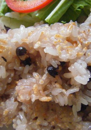 レンジ不要！おこげが香ばしい焼き赤飯-レシピのメイン写真