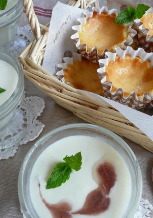 同時に！濃厚ベイクド＆レアチーズケーキ☆-レシピのメイン写真