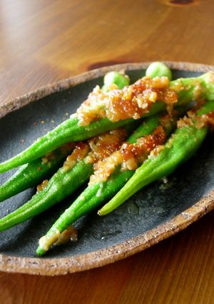 オクラの味噌焼き-レシピのメイン写真