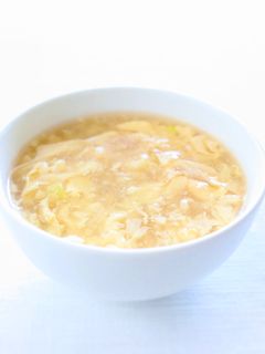 シンプル優しいフワフワ卵の【中華卵スープ-レシピのメイン写真