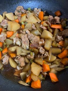 豚肉と大根とごぼうの煮物-レシピのメイン写真