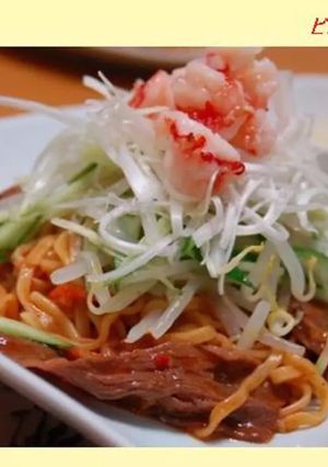 辛くないビビン麺?韓国風冷やし中華かな。-レシピのメイン写真