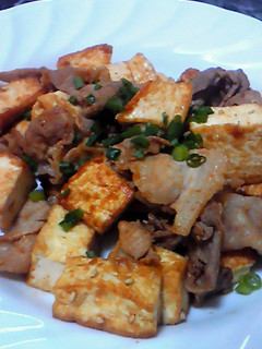 *焼き肉のタレで♪豆腐と豚肉の炒め物*-レシピのメイン写真