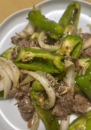 コツ発見!牛肉の黒こしょう炒め-レシピのメイン写真