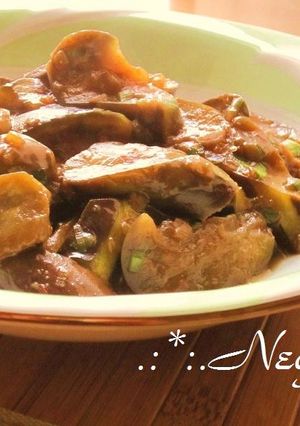 ∮ご飯がすすむ✰彡肉なしマーボー茄子∮-レシピのメイン写真