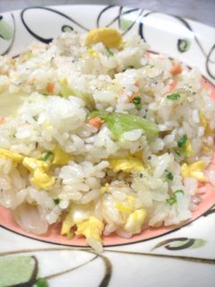 鮭とじゃこ入りレタスチャーハン-レシピのメイン写真