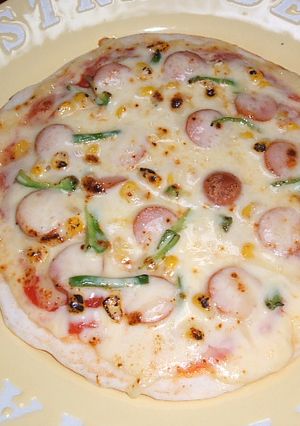 フライパンで作るピザに焼き目を簡単に！-レシピのメイン写真